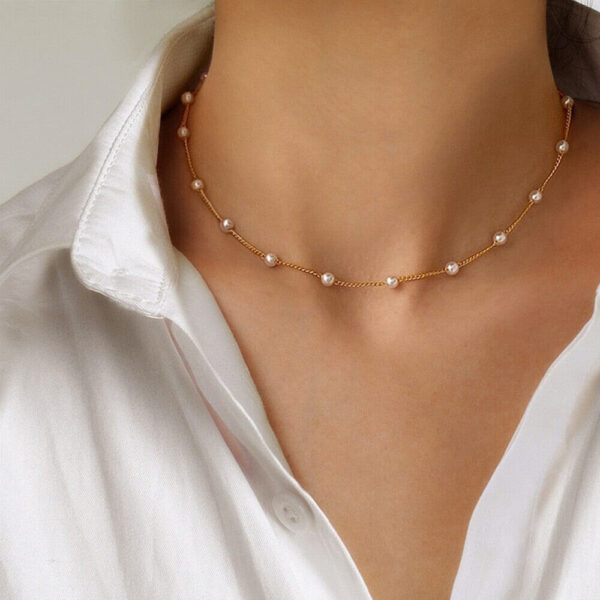 Fashion Pearl Chain Necklace Women